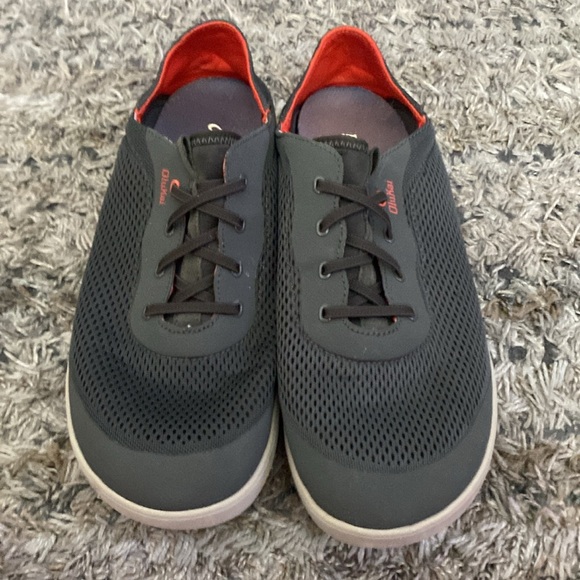OluKai gray and Red lightweight slip on no laces to tie Sneakers sz 11 - Picture 4 of 10